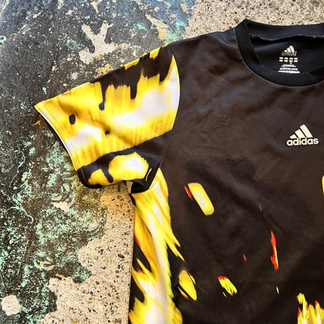 adidas poly running tee (L)