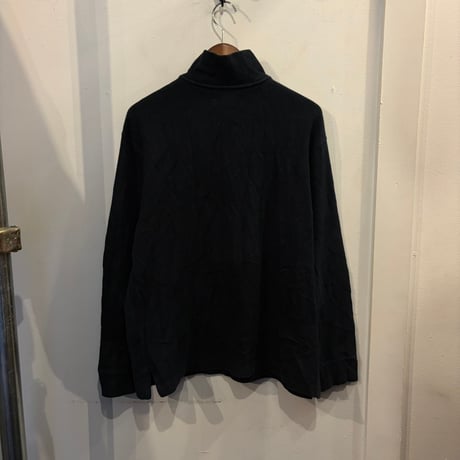 【Web限定】POLO RALPH LAUREN small pony half-zip sweat (Black/Red)