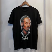 【web限定】Dogg Supply "Snoop Dogg" graphic print tee (about M)