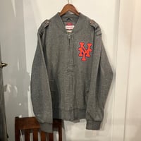 【web限定】Mitchellness"NY Mets"cotton full-zip jacket(XL)
