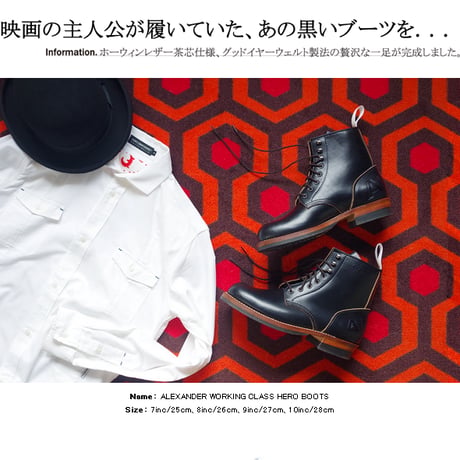 ALEXANDER WORKING CLASS HERO BOOTS