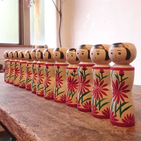MINGEI JETLINK 秋田県由利本荘/佐藤こずえ作 長谷川清一古型こけし