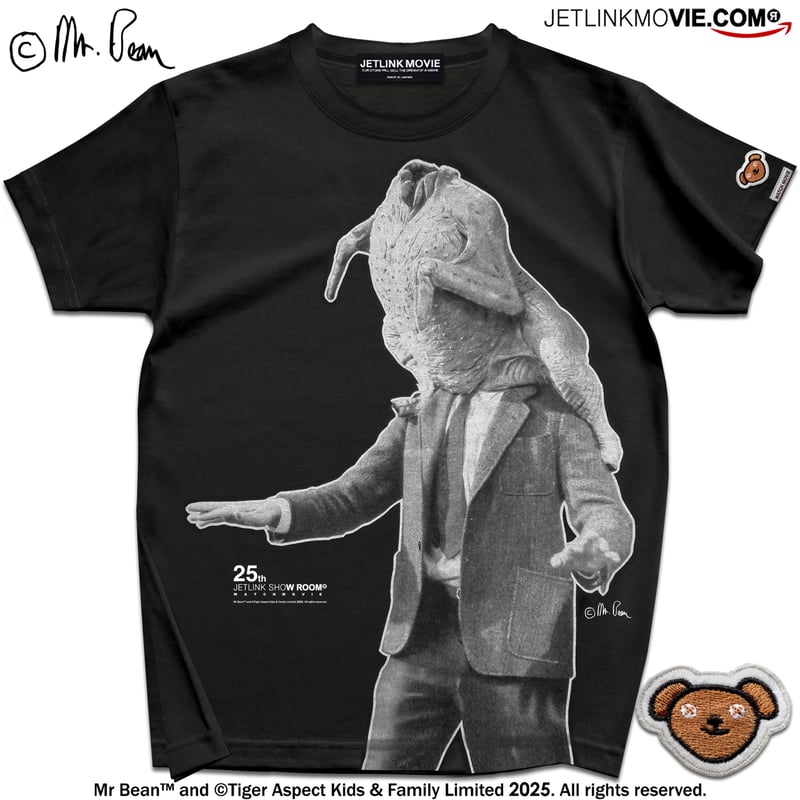 JETLINK25周年記念 MR.BEAN×JETLINK THE HOLIDAY T-SHI