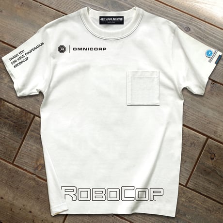 映画『ロボコップ』(1987年)より、ROBOCOP OMNI CORP T-SHIRTS