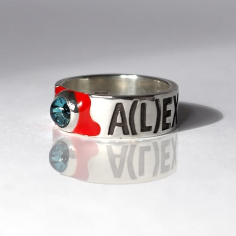 70年代名作バイオレンス映画をテーマに...ALEXANDER Silver Jewel Ring（L）
