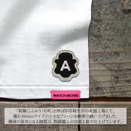 彼の名は”A”暴力の時代に～JETLINK25周年記念 THE FACE OF VIOLENCE 25 T-SHIRTS