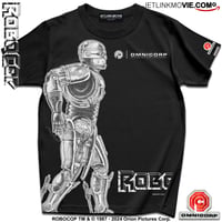 映画『ロボコップ』(1987年)より、ROBOCOP Alex Murphy T-SHIRTS/SumiBlack