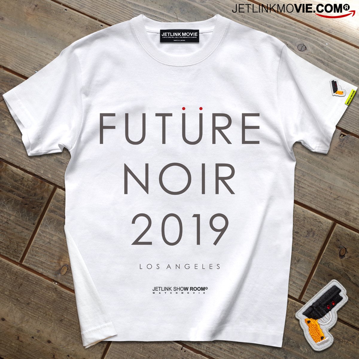 近未来SF映画の金字塔に愛を込めてFUTURE NOIR T-SHIRTS White
