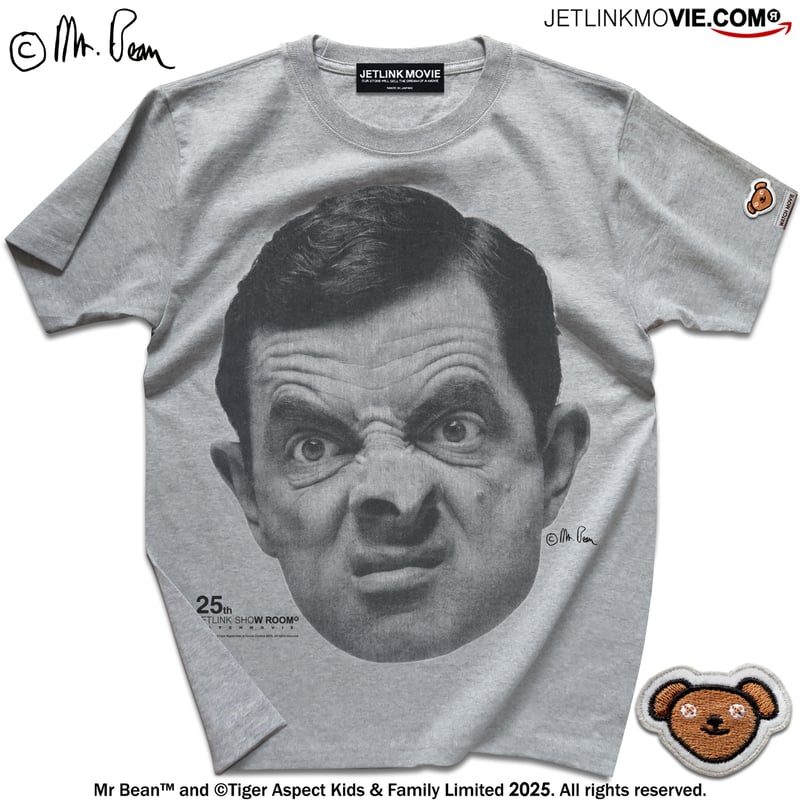 JETLINK25周年記念 MR.BEAN（ミスター・ビーン）THE FACE T-SHIRT