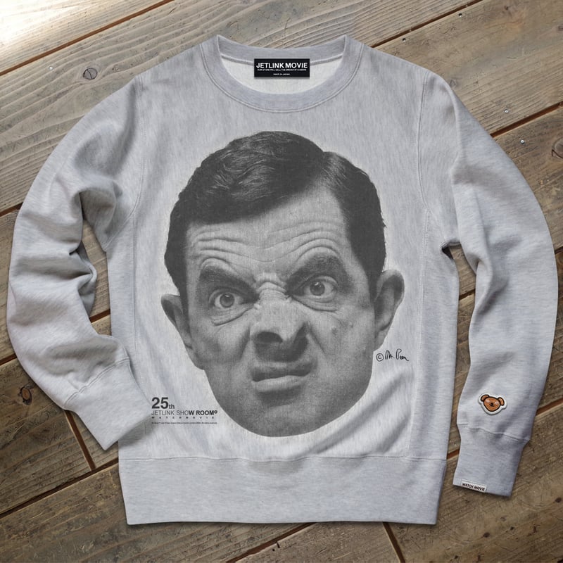 希少　ユージュアル・サスペクツ Mr. Bean ミスター ビーン Tシャツ JETLINK25周年記念 MR.BEAN（ミスター・ビーン）THE FACE SWEAT S