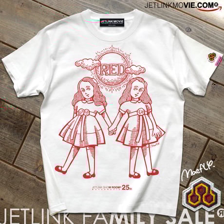 JETLINK MOVIE Tシャツ 2枚セット ☆おまけ付き☆ホワイト Tee 【JETLINK】THE BOY'S NIGHTMARE T-