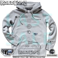 【期間限定！3月31日販売終了】映画『ロボコップ２』(1990年)より、ROBOCOP 2 OMNI CORP HOODY