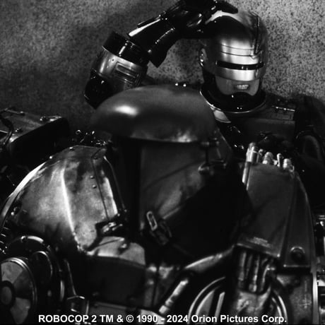 映画『ロボコップ２』(1990年)より、ROBOCOP 2 -FLASH AND BULLET- T-SHIRTS