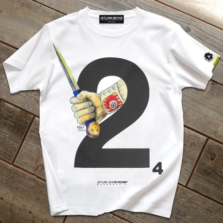 彼の名は”A”暴力の時代に～JETLINK24周年記念 THE HANDS OF VIOLENCE 24 T-SHIRTS