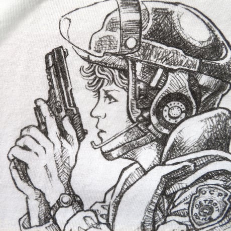 映画『ロボコップ』(1987年)より、ROBOCOP Anne Lewis T-SHIRTS/VanillaWhite