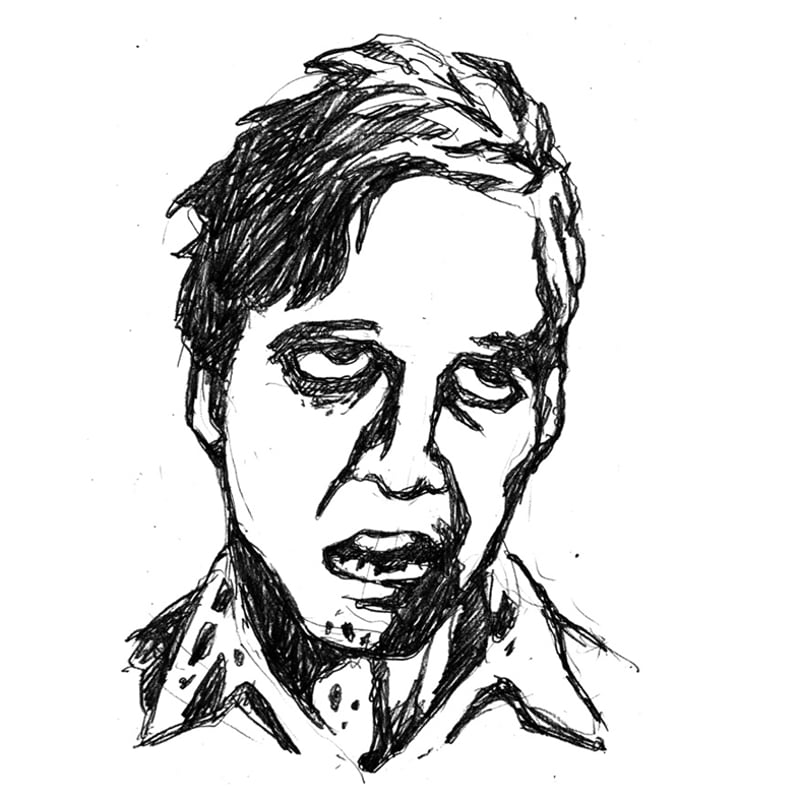 アウターの隙間から監督をチラ見せ～THE LOST PORTRAITS SWEAT