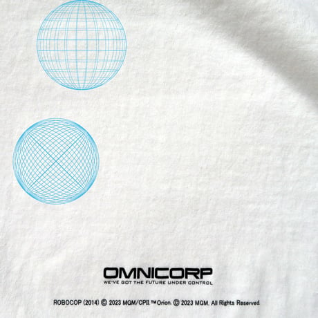 映画『ロボコップ』(1987年)より、ROBOCOP OMNI CORP T-SHIRTS