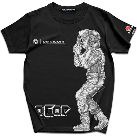映画『ロボコップ』(1987年)より、ROBOCOP Anne Lewis T-SHIRTS/SumiBlack