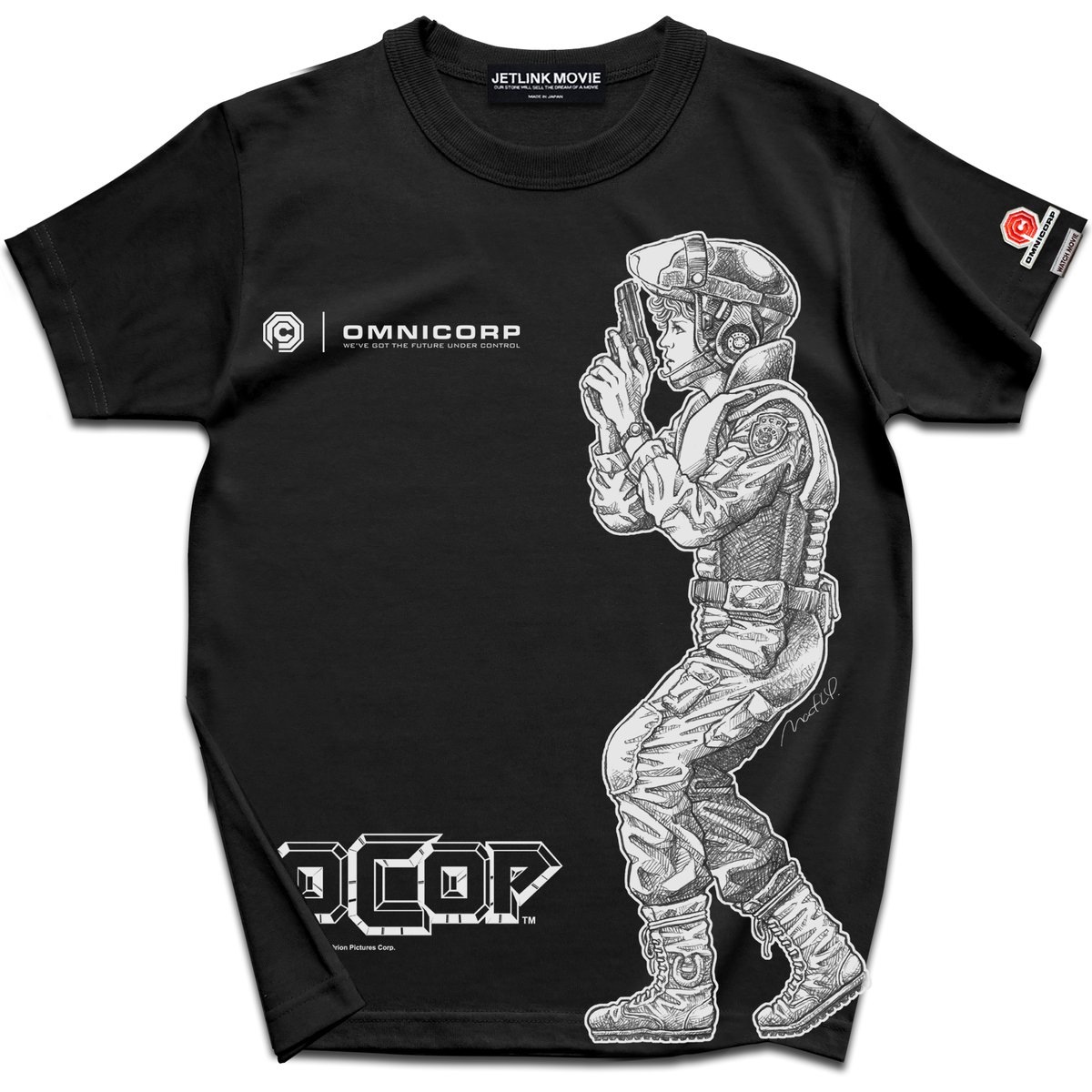 映画『ロボコップ』(1987年)より、ROBOCOP Anne Lewis T-SHIRTS/