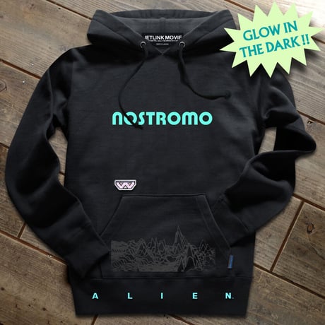 東京コミコン2022開催記念 THE NOSTROMO LV-426 HOODY 蓄光ブルー版