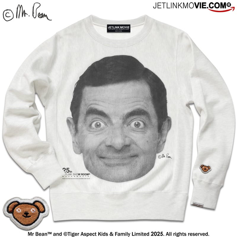 JETLINK25周年記念 MR.BEAN（ミスター・ビーン）THE FACE SWEAT S