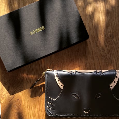 WOLF AND THE MOON WALLET 浅草三代目「山崎靴商店」謹製 長財布（無地版）
