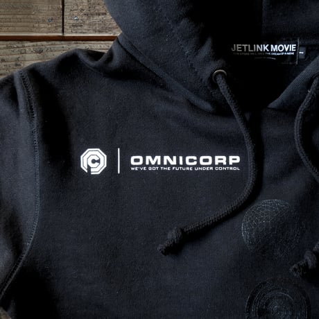 映画『ロボコップ』(1987年)より、ROBOCOP OMNI CORP HOODY