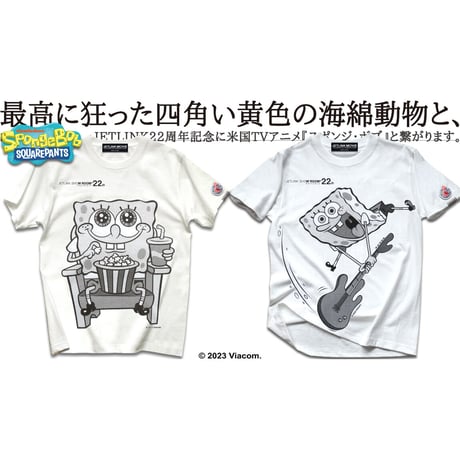 JETLINK22周年記念版『スポンジ・ボブ』SpongeBob THE MOVIE T-SHIRTS