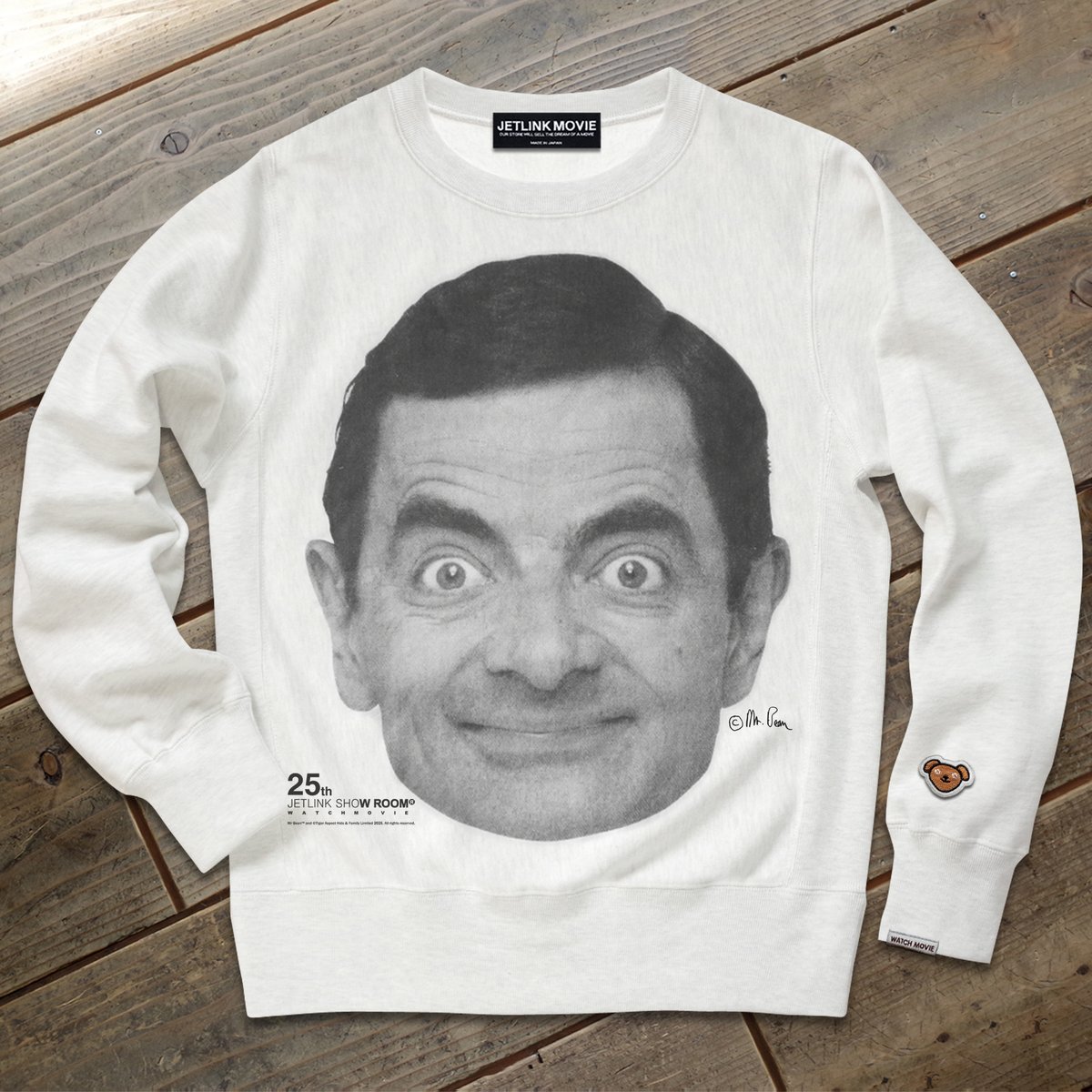 ミスタービーンさん専用 JETLINK25周年記念 MR.BEAN（ミスター・ビーン）THE FACE SWEAT S