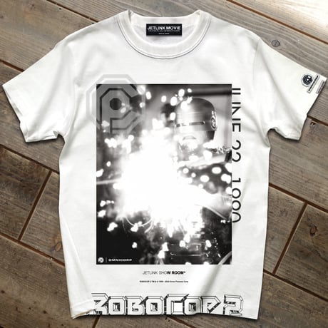 映画『ロボコップ２』(1990年)より、ROBOCOP 2 -FLASH AND BULLET- T-SHIRTS
