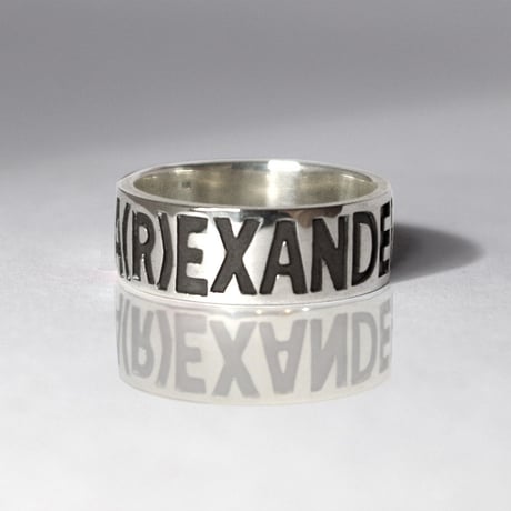 70年代名作バイオレンス映画をテーマに...ALEXANDER Silver Jewel Ring（R）