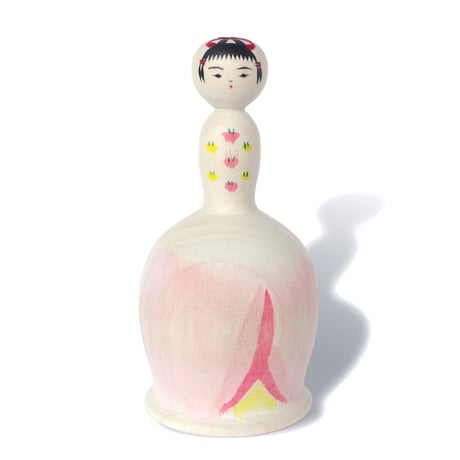 MINGEI JETLINK 秋田県由利本荘/佐藤こずえ作 HAUTE COUTURE des ROSE KOKESHI こけし