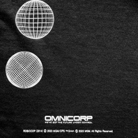 映画『ロボコップ』(1987年)より、ROBOCOP OMNI CORP T-SHIRTS