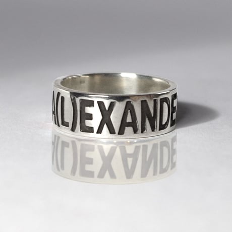 70年代名作バイオレンス映画をテーマに...ALEXANDER Silver Jewel Ring（L）