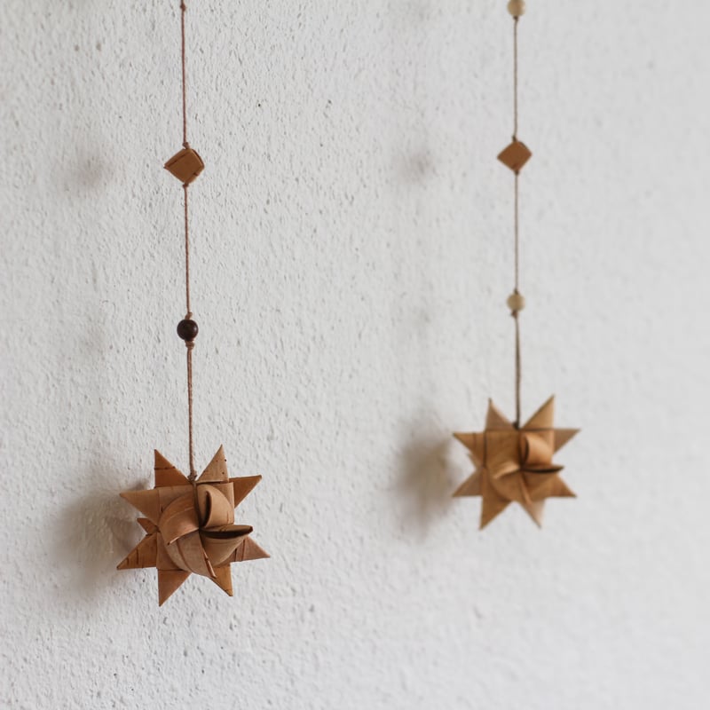 白樺オーナメント hoshi | amaoto