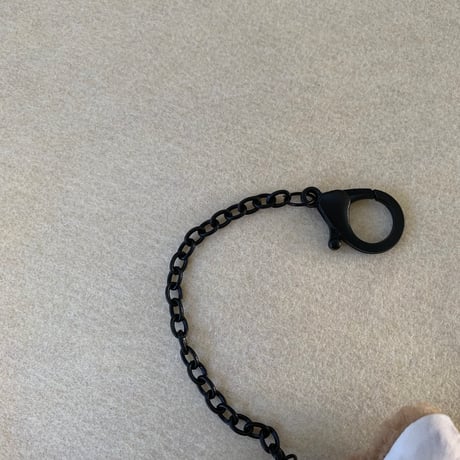 mini テディわんにゃんストラップ  アイボリー