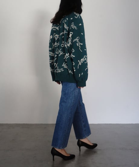 812 HIGH WAIST STRAGHT DENIM SLACKS【WOMENS】