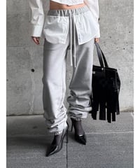 loose sweat trousers