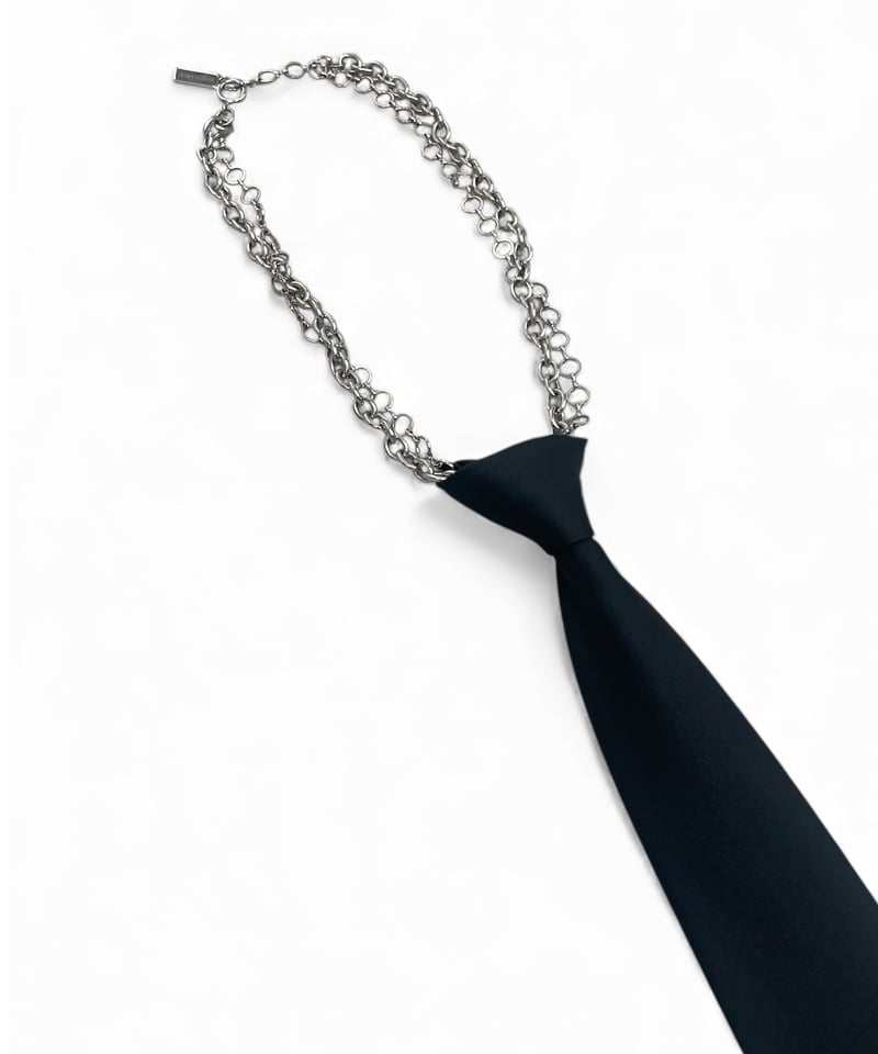 chain tie - black | KISHIDAMIKI