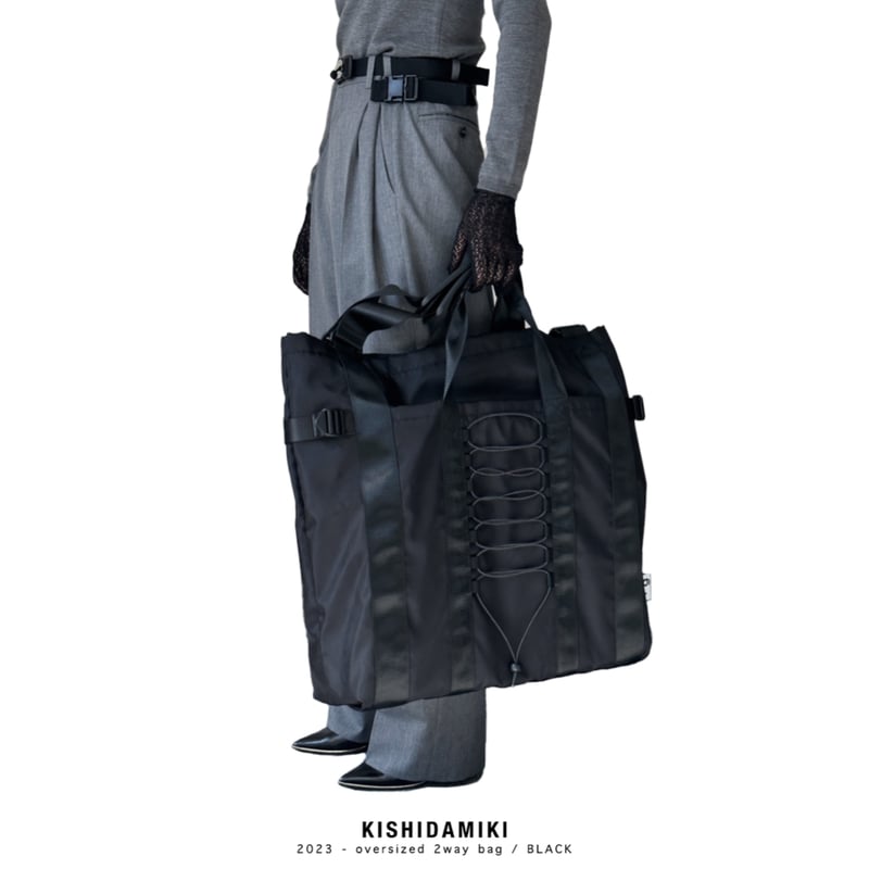 oversized 2way bag | KISHIDAMIKI