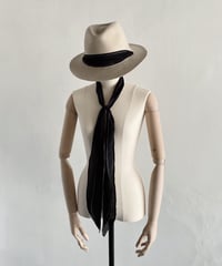 専用新品　KISHIDAMIKI angola cloche hatブラウン帽子 angola cap - mulch | KISHIDAMIKI