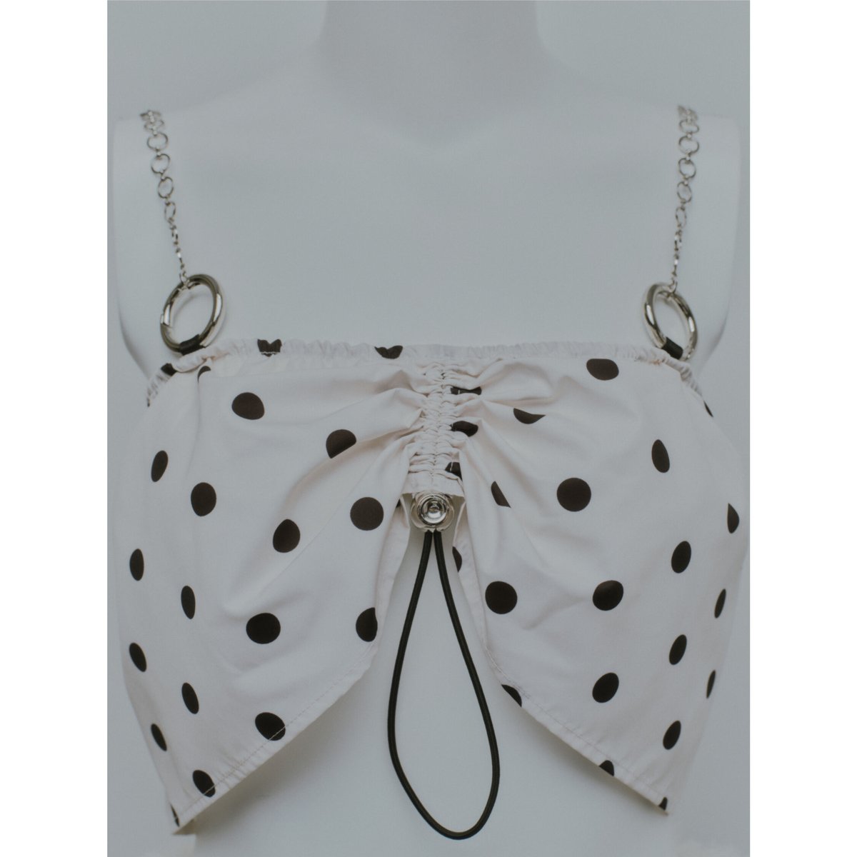 トップス kishidamiki chain bra (DOT WHITE) トップス kishidamiki chain bra (DOT WHITE) kishidamiki chain bra