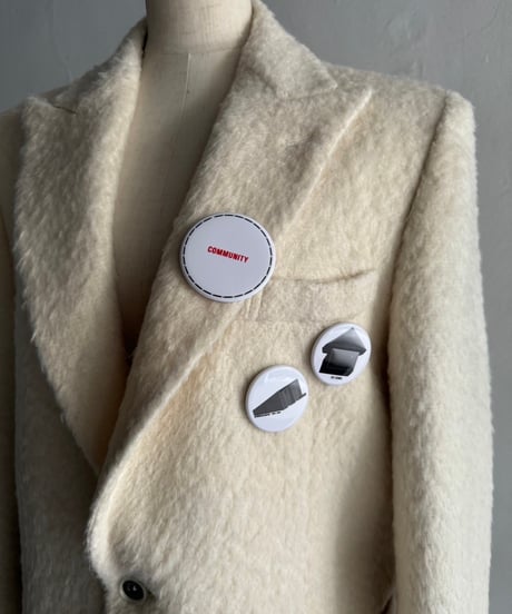 "house" mohair jacket (white)