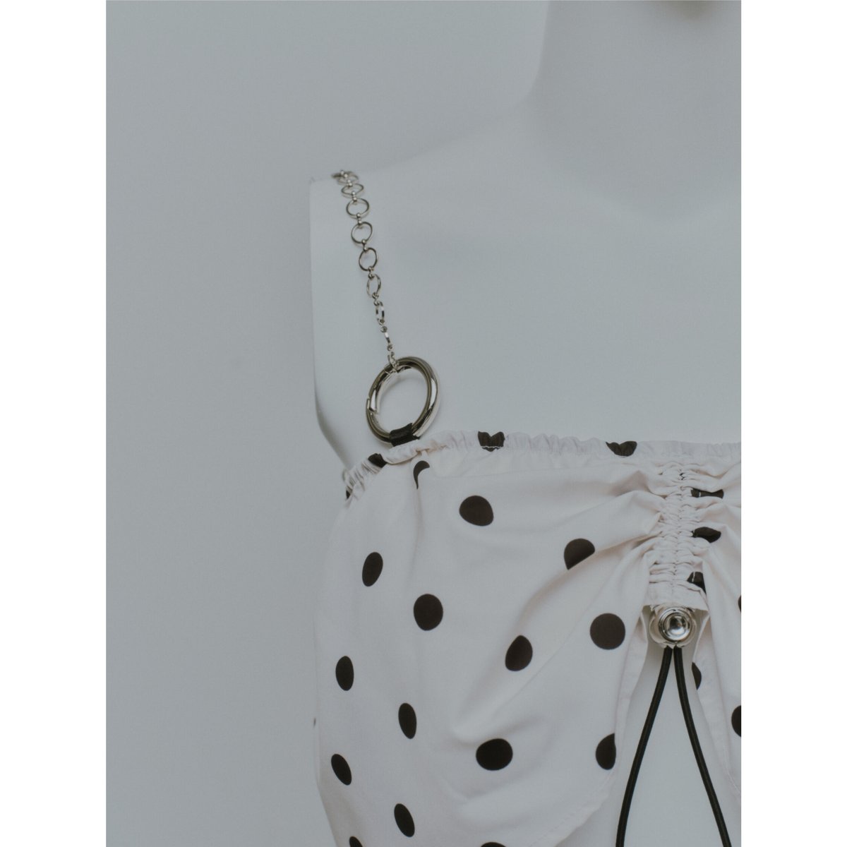 トップス kishidamiki chain bra (DOT WHITE) トップス kishidamiki chain bra (DOT WHITE) kishidamiki chain