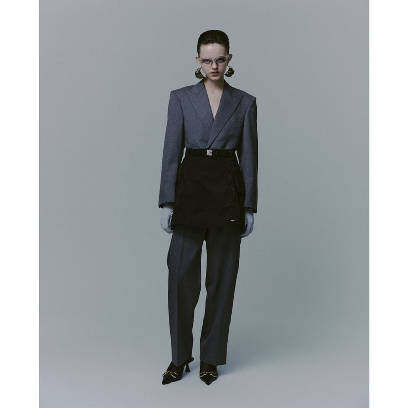 adjustment trousers - grey (length long) | KIS...