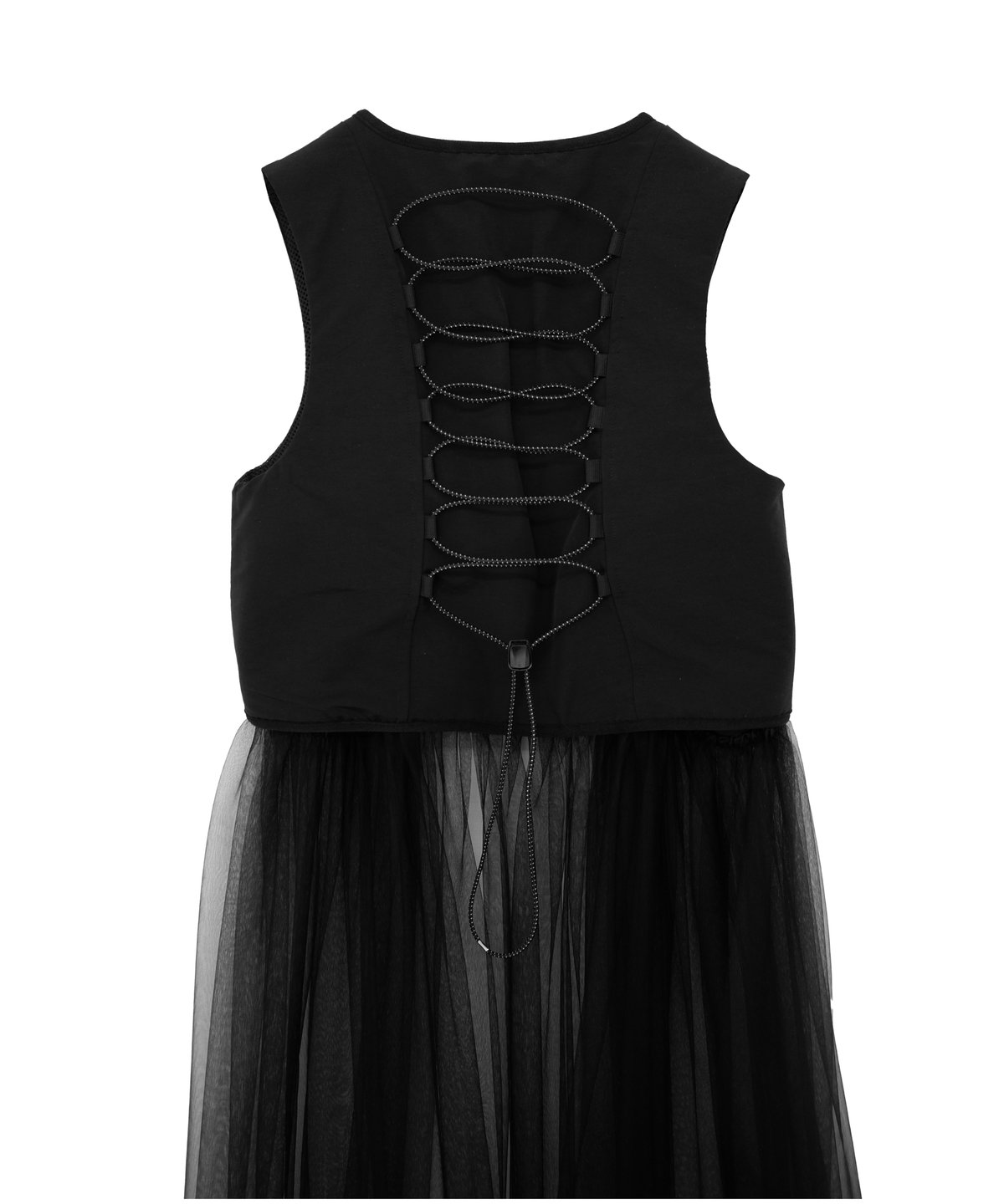 tec tulle dress - black | KISHIDAMIKI tec tulle dress - black | KISHIDAMIKI