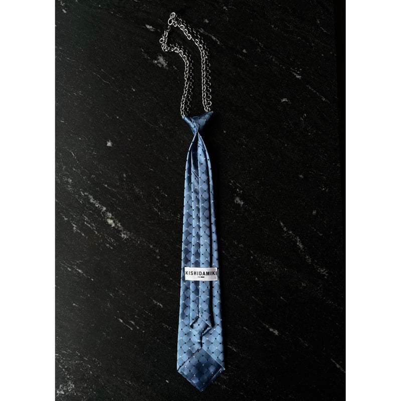 kishidamiki chain tie ネクタイ KISHIDAMIKI chain tie black