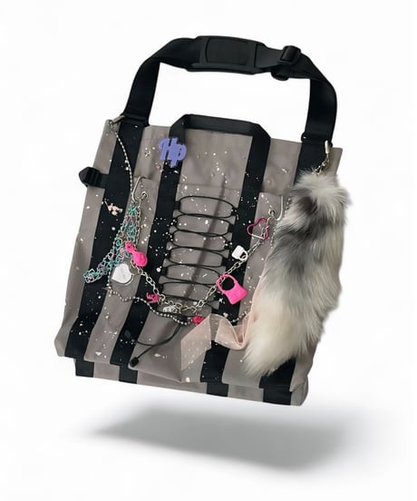 kishidamiki トートバッグ oversized 2way bag ( black ) | KISHIDAMIKI