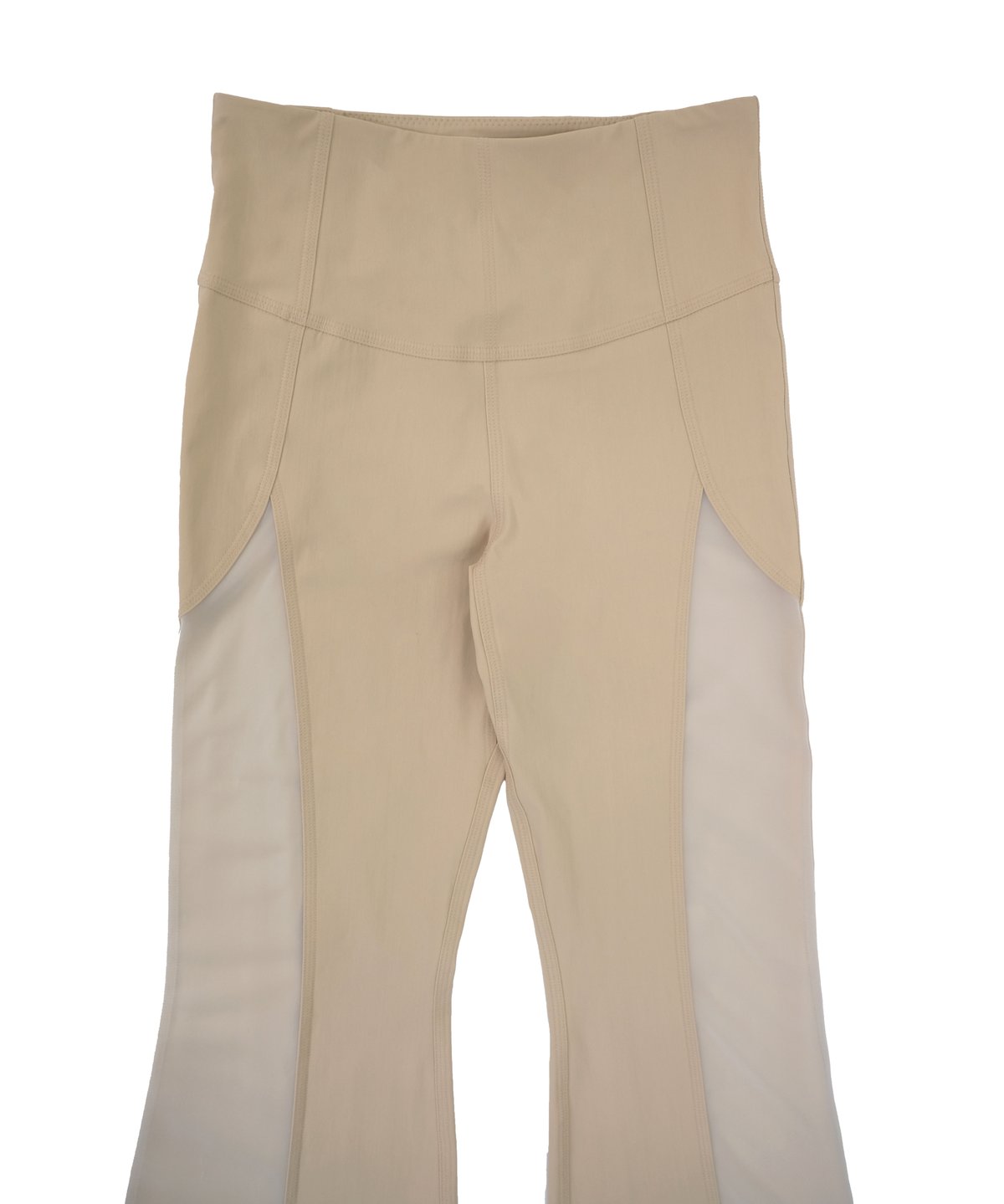business stretch trousers- beige | KISHIDAMIKI 