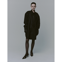 coat dress - black | KISHIDAMIKI